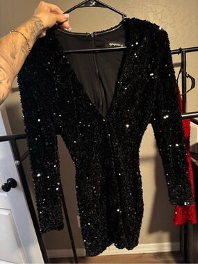 My outfit online sequin dress